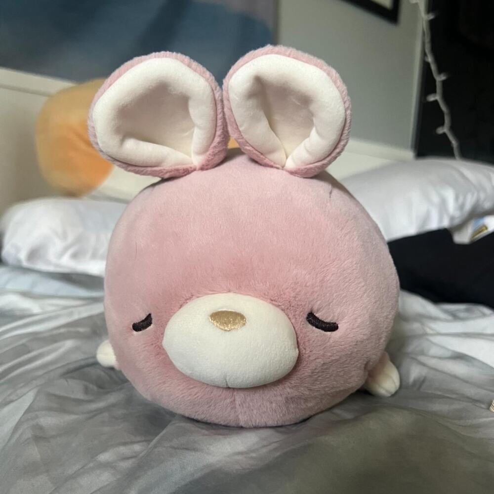 Cute blush pink bunny rabbit